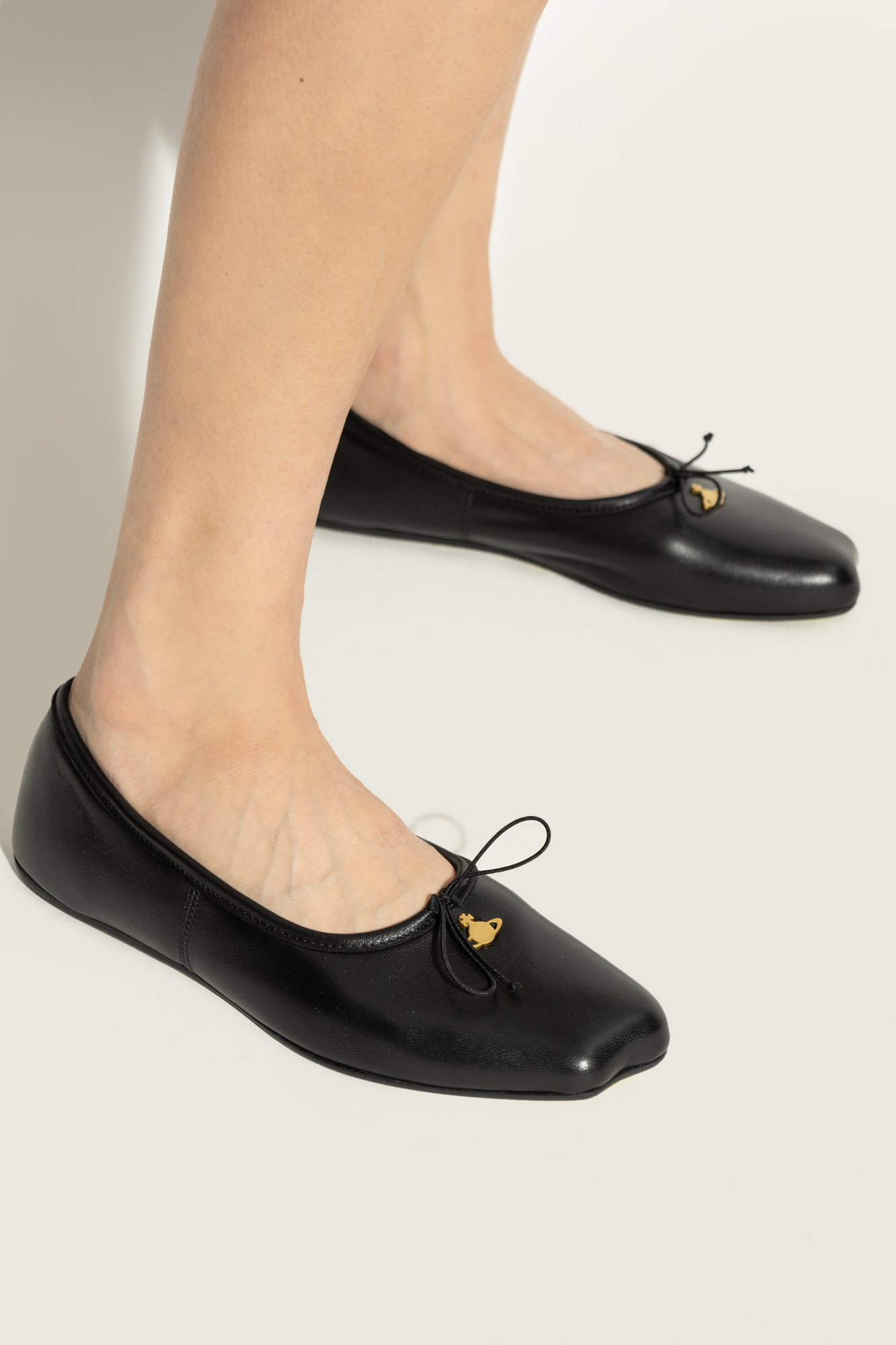 【Vivienne Westwood 】Brigitte ballet flat Brigitte Ballerina Shoe in BLACK | Vivienne Westwood®
